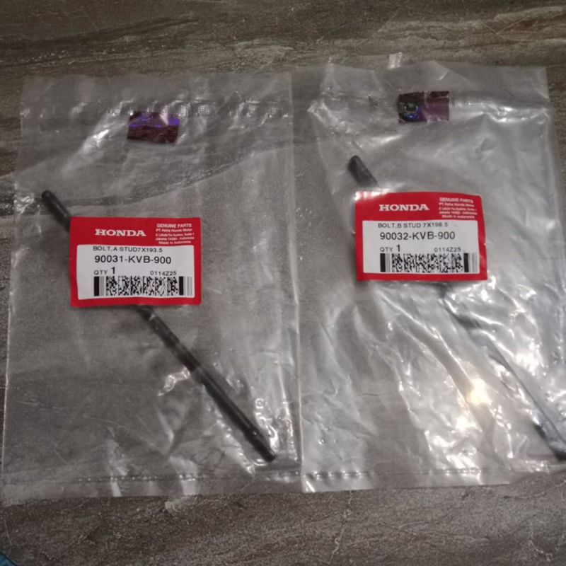 AHM Baut Tanam Mesin Cylinder Blok panjang+Pendek Vario110,BeatLama,BeatFi,ScoopyFi,Spacy