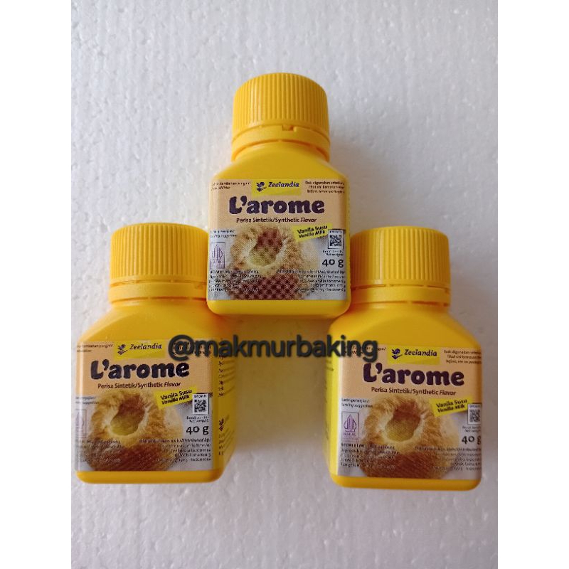

Larome Powder 40Gr Vanila Susu Kemasan baru (Kemasan Botol)