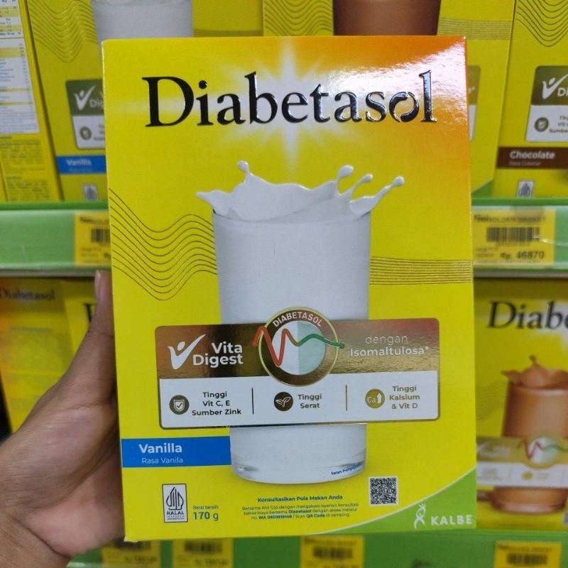 

Vita Digest Diabetes Tinggi Serat Vanilla Rasa Vanila 170g