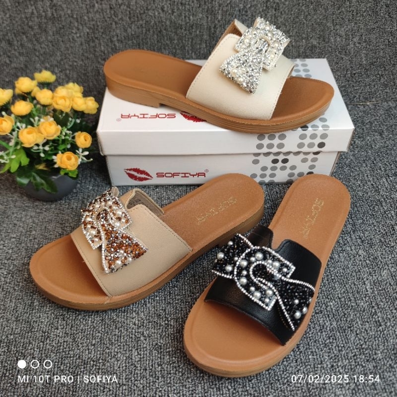 [BISA COD] SOFIYA ORI 2212 13 SANDAL SENDAL PITA SANDAL SLOP WANITA IMPORT SANDAL SANTAI