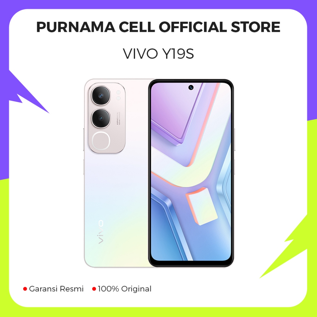 Vivo Y19s 4/64 | 4/128 | 6/128 50MP Kamera Garansi Resmi