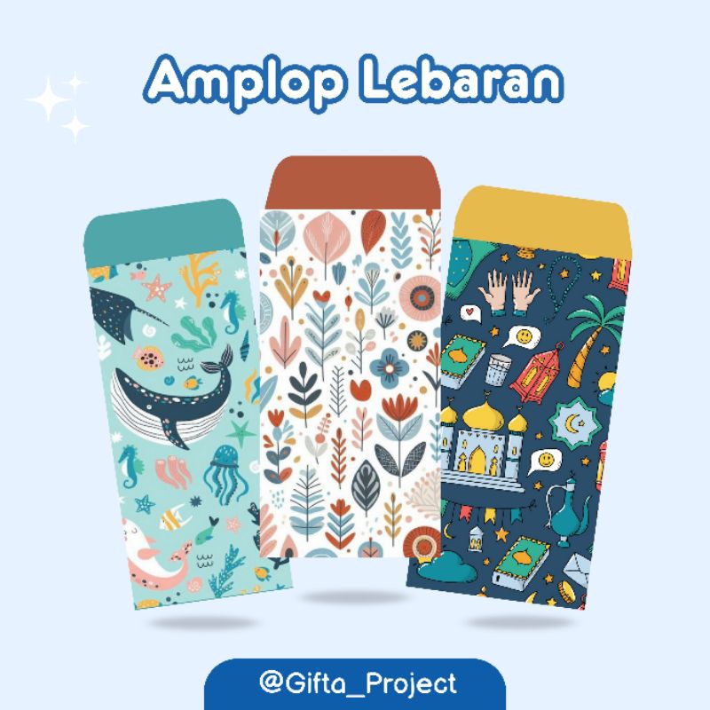 

10pcs Amplop Aesthetic | Amplop Lebaran Amplop Kondangan Souvenir Gifta Project
