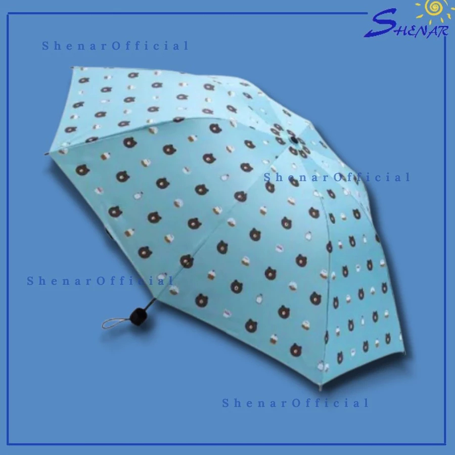Payung Lipat Motif Kotak / Payung Lucu / Payung Lipat Buah