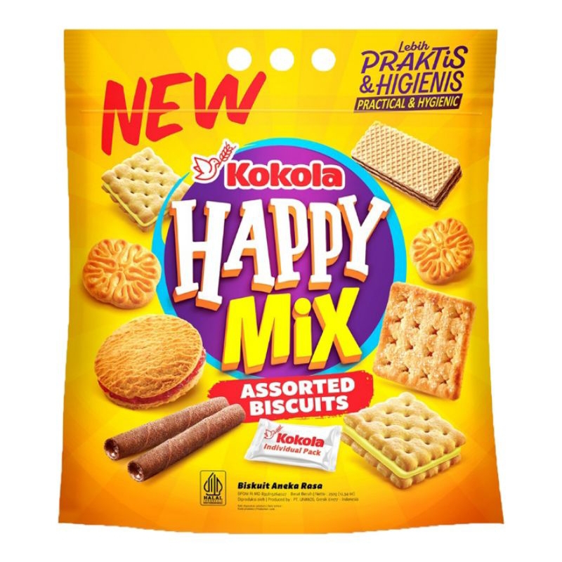 

Kokola biskuit happy mix assorted 350 g