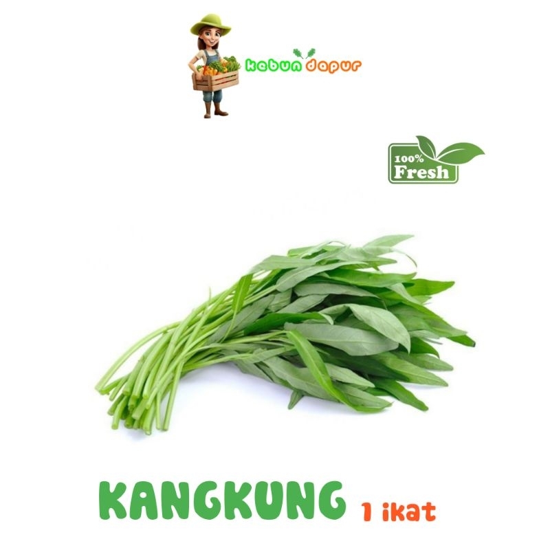 

KANGKUNG FRESH Harga per 1 ikat/pack -Kebun Dapur-