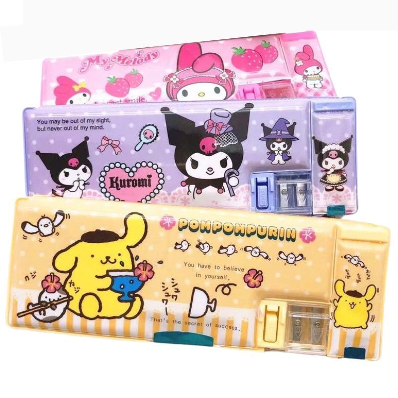 

WEIBO Pensil Case Tempat Pensil Anak pompon purin koko gaya lucu