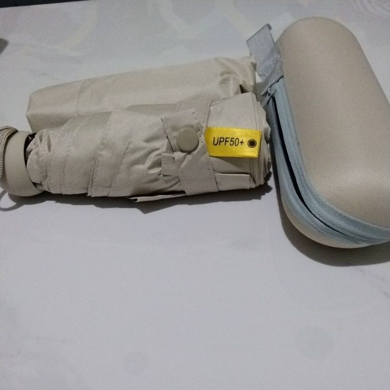 payung lipat manual UPF 50+ kapsul