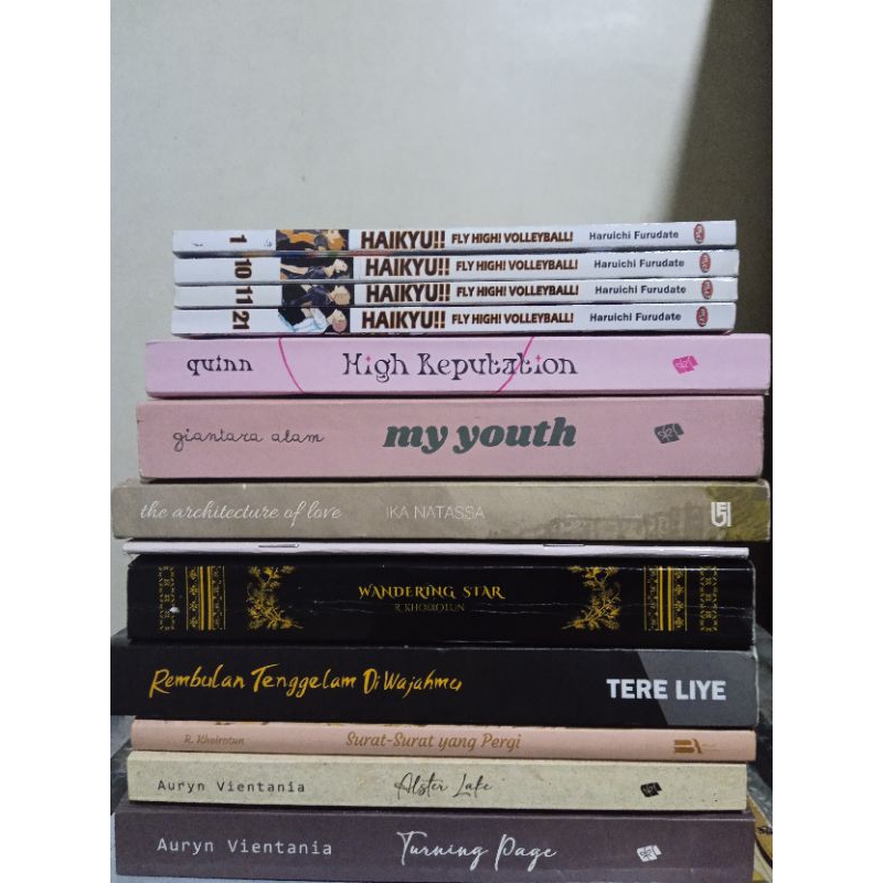 preloved novel au indo ori. komik haikyu