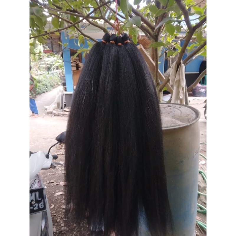 RAMBUT CEMARA EXTENSION warna polos0