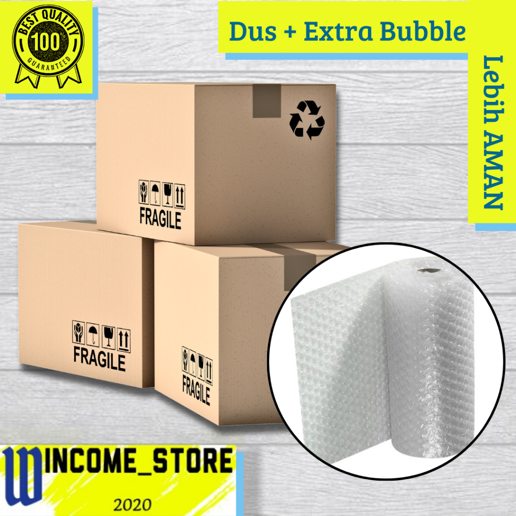 

Packaging EXTRA Dus + Bubble Wrap, Agar Pengiriman Lebih AMAN, DISARANKAN UNTUK PENGIRIMAN LUAR JAWA