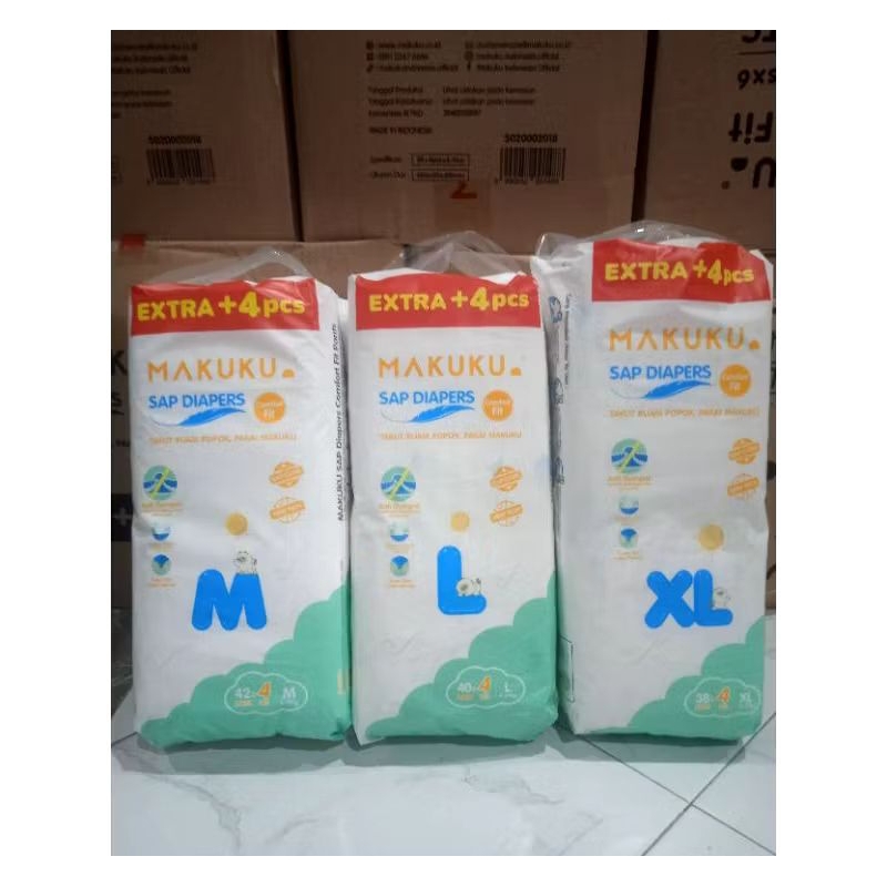 Maluku Diapers Fit Jumbo L40+4