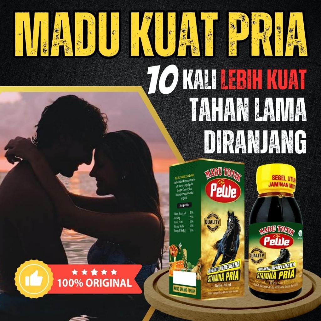 

Madukuat Madu Pewe Original | Rahasia 10X Lebih Strong Stamina Pria Kuat Tahan Lama 80 ML 100% Asli