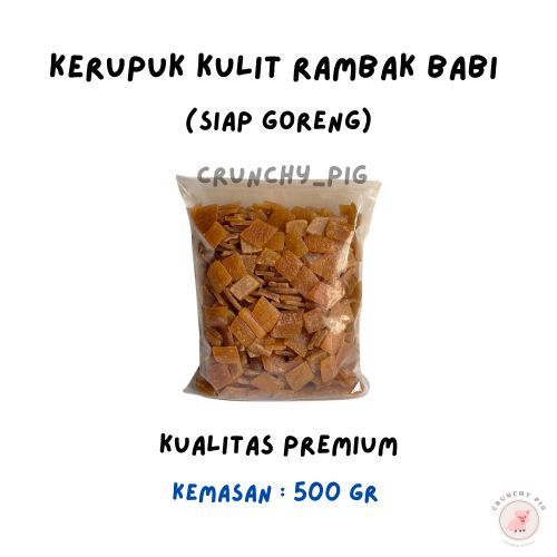 

KERUPUK KULIT RAMBAK BABI MENTAH SIAP GORENG - 500 GR