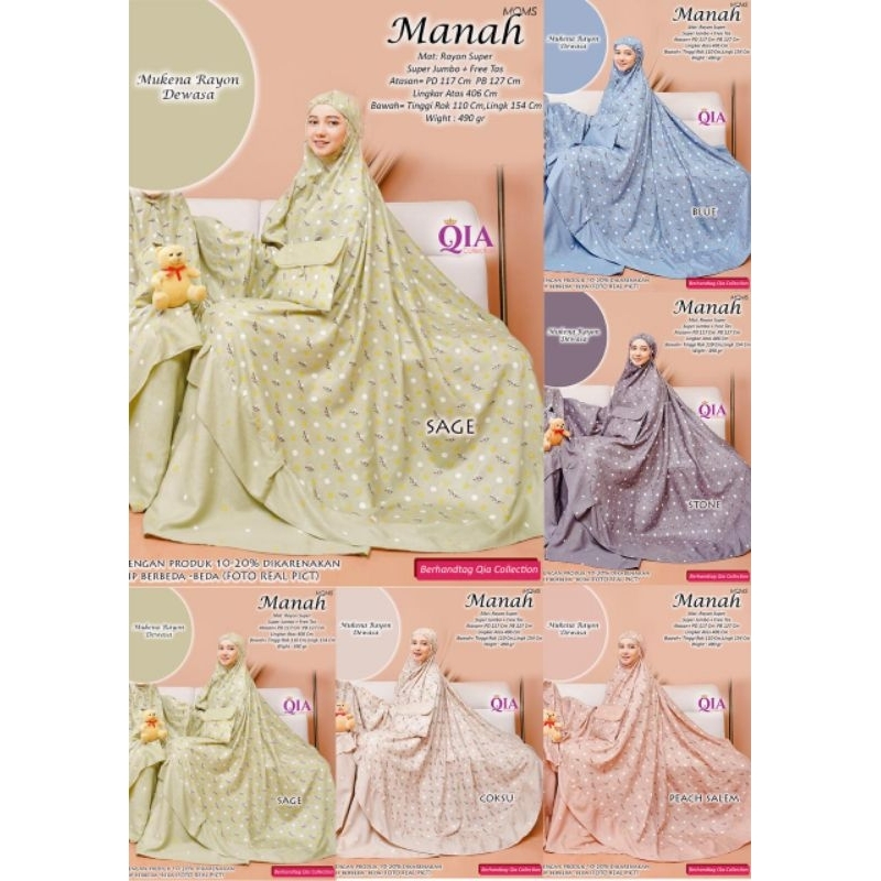 Mukena Rayon Dewasa By Qia Collection