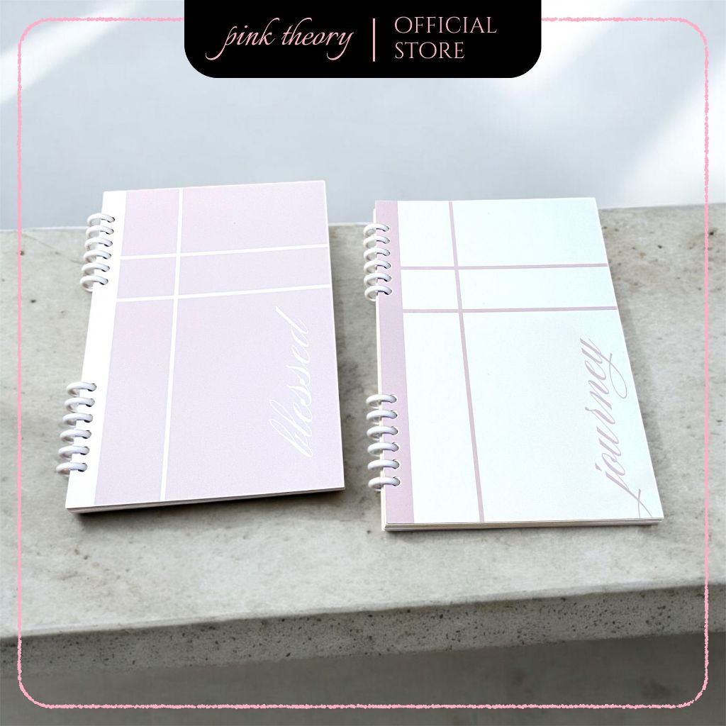 

[1 SET] Plain Journal Aesthetic Buku Tulis Buku Daily Agenda Pink and White Notebook Buku Diary - PJ-SET 10