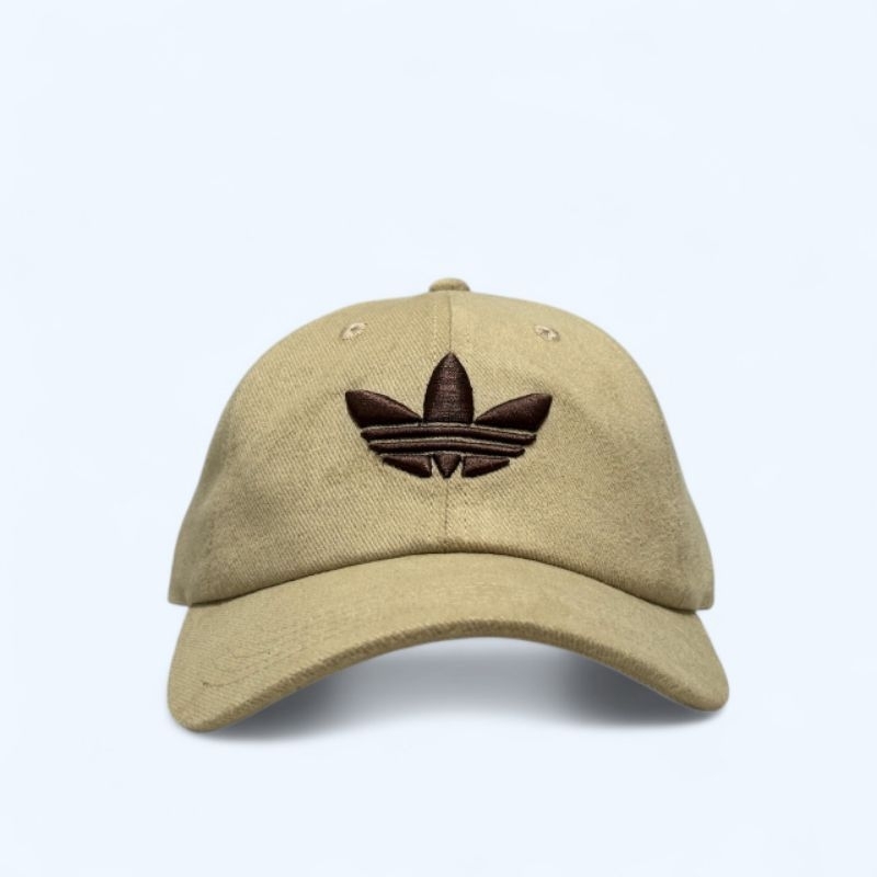 Topi pria bordir coklat topi pria