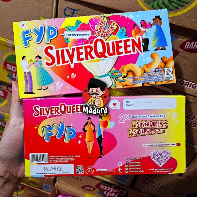 

PROMO COKLAT SILVERQUEEN SPESIAL EDISI VALENTINE 110G @55G