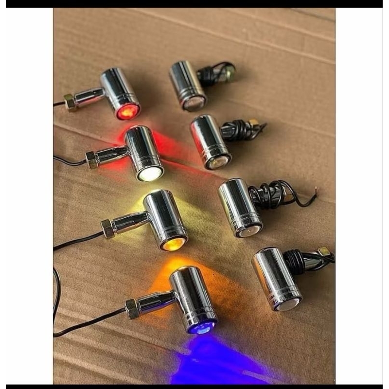 SEIN SEN PALU LED CB LED RITING PALU LED MODEL STAINLESS SEN SEIN PALU LED BESI NYALA BIRU KUNING PU