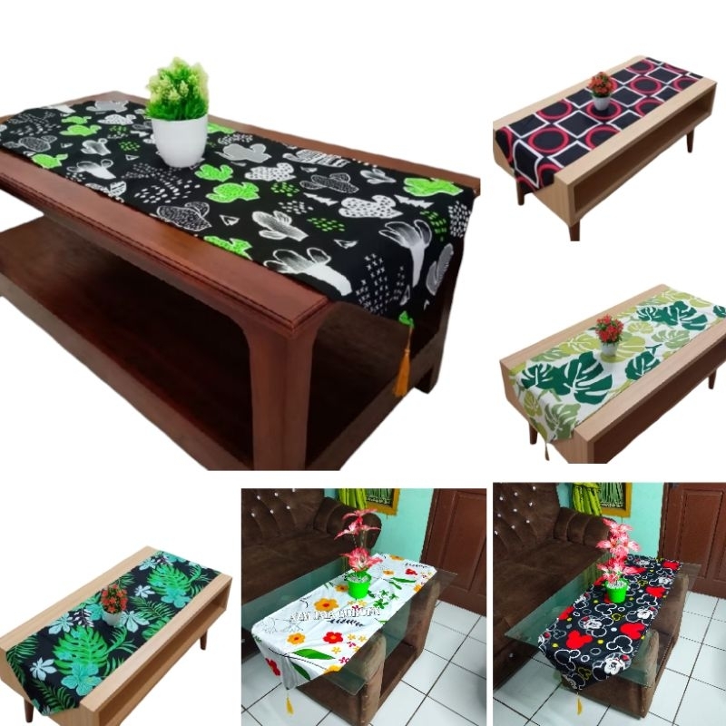 sofa ruang tamu / taplak meja Tamu panjang 120 cm / sofa ruang tamu  Taplak Meja Murah / table runne
