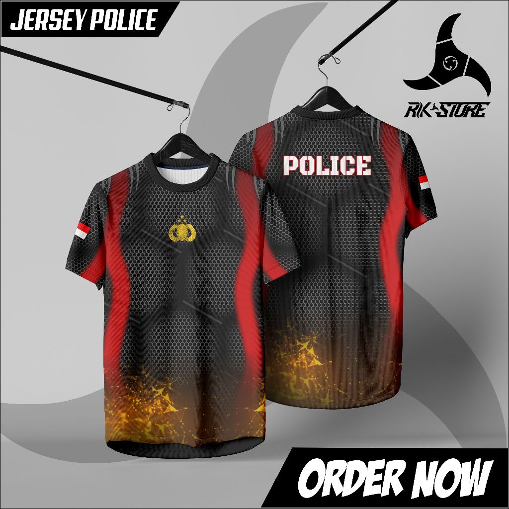 KAOS JERSEY MILITER/JERSEY POLICE