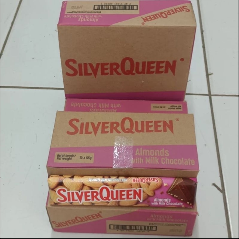 

SILVERQUEEN CASHEW DAN ALMOND 55GRAM 1KOTAK ISI 10P'#