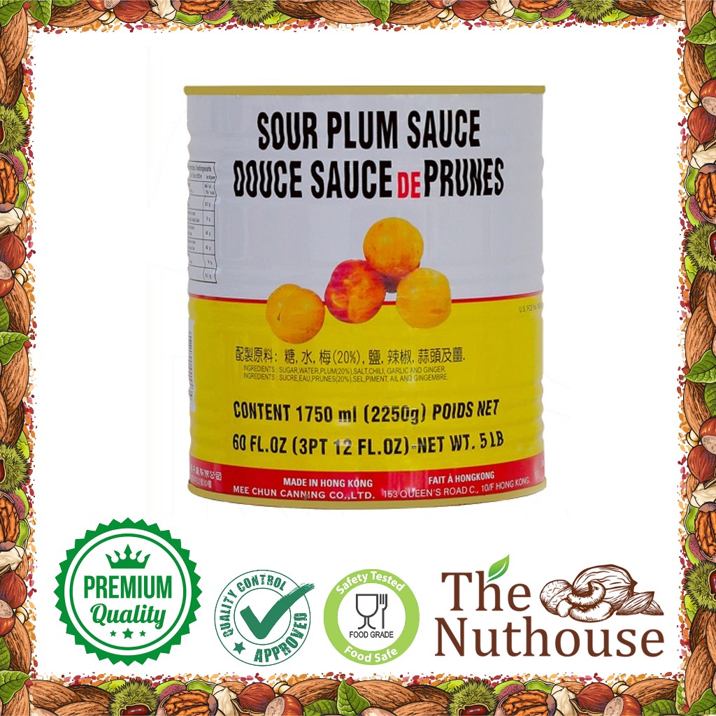 

Sour Plum Sauce 1750ml "Mee chun" / Sauce Buah Plum / Douce Sauce de Prunes 2.250g