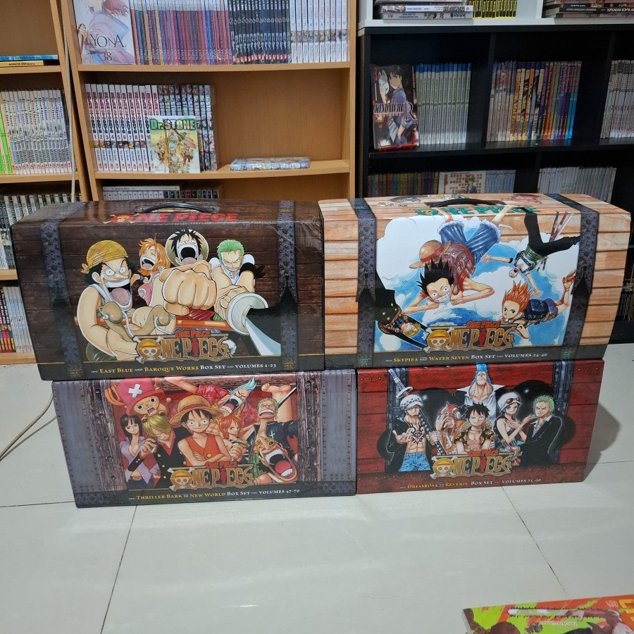 Komik One Piece Boxset 1 - 4 Viz English (vol 1-90) by Eiichiro Oda