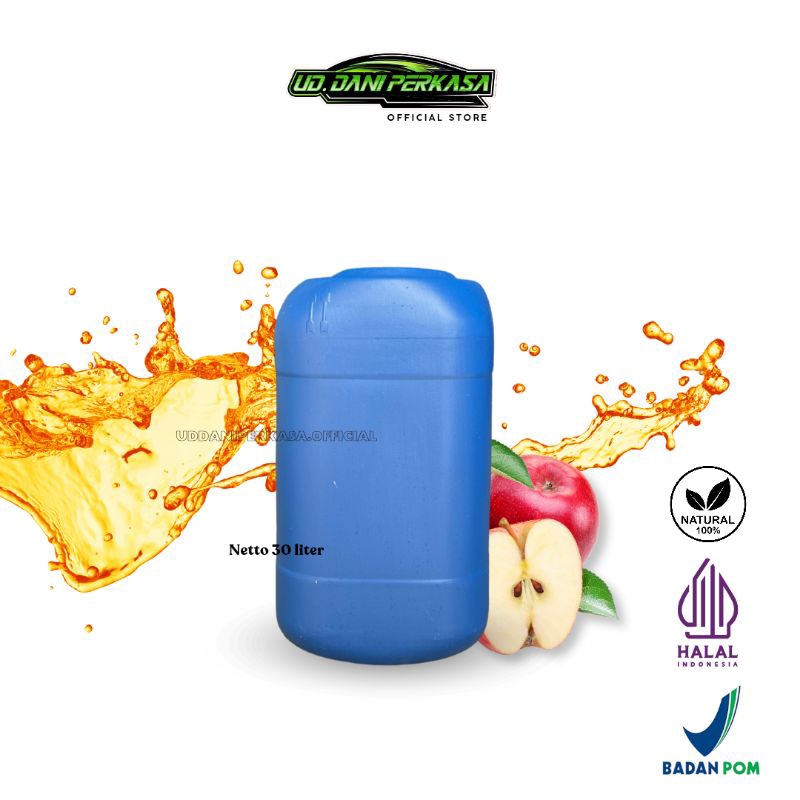 

[PAKET USAHA] 30 LITER APPLE VINEGAR | CUKA APEL | CUKA APEL ORGANIK