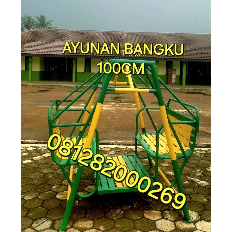 ayunan besi bangku 100 cm