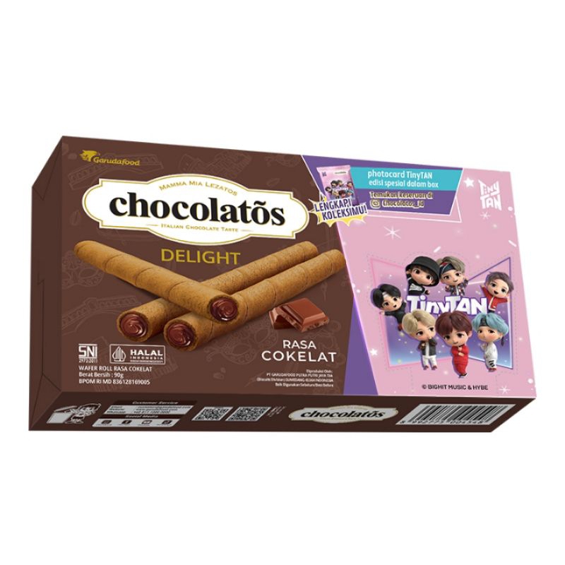 

Chocolatos delight wafer roll 90 g