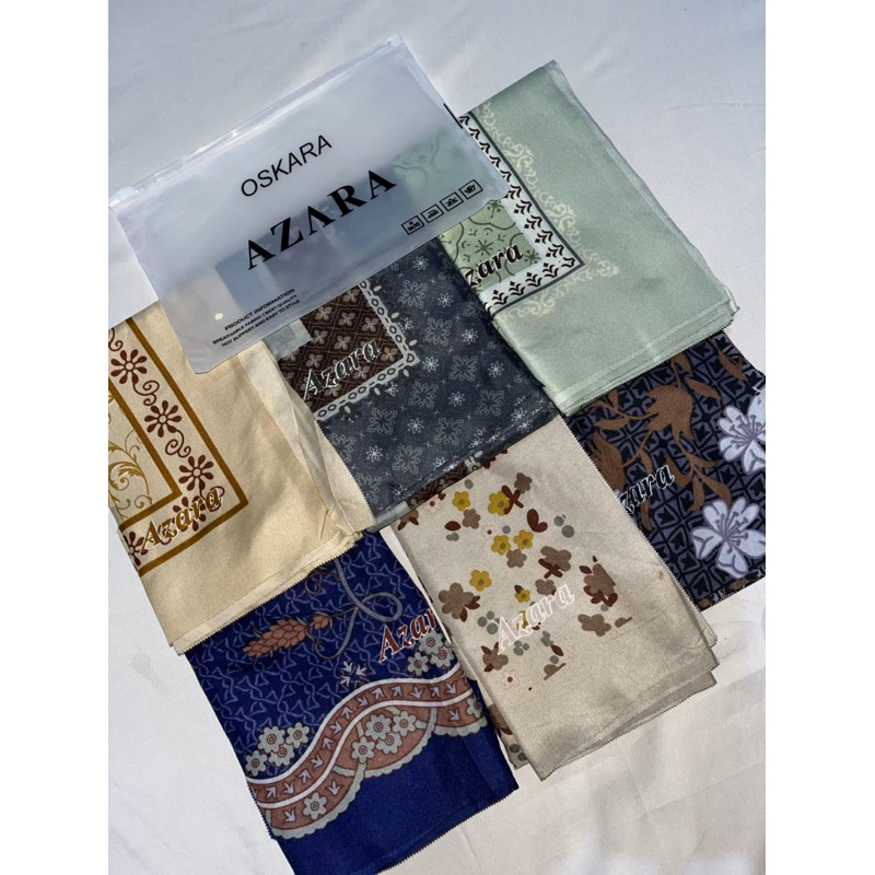 HIJAB AZARA OSKARA SEGIEMPAT MOTIF