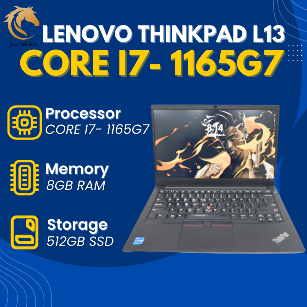 Laptop lenovo slim generasi Baru SSD 128GB 256GB 512GB