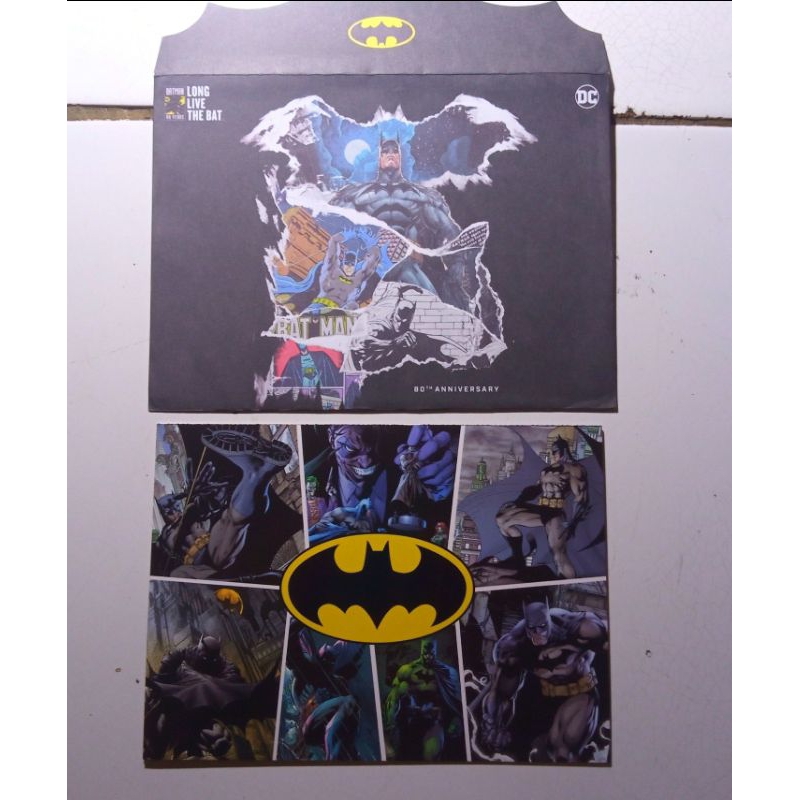 

Perangko Edisi Spesial Batman 80th Anniversary Dalam Kemasan