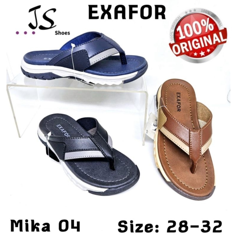 EXAFOR MIKA 04 - SANDAL JEPIT CASUAL ANAK COWOK MERK EXAFOR ORIGINAL