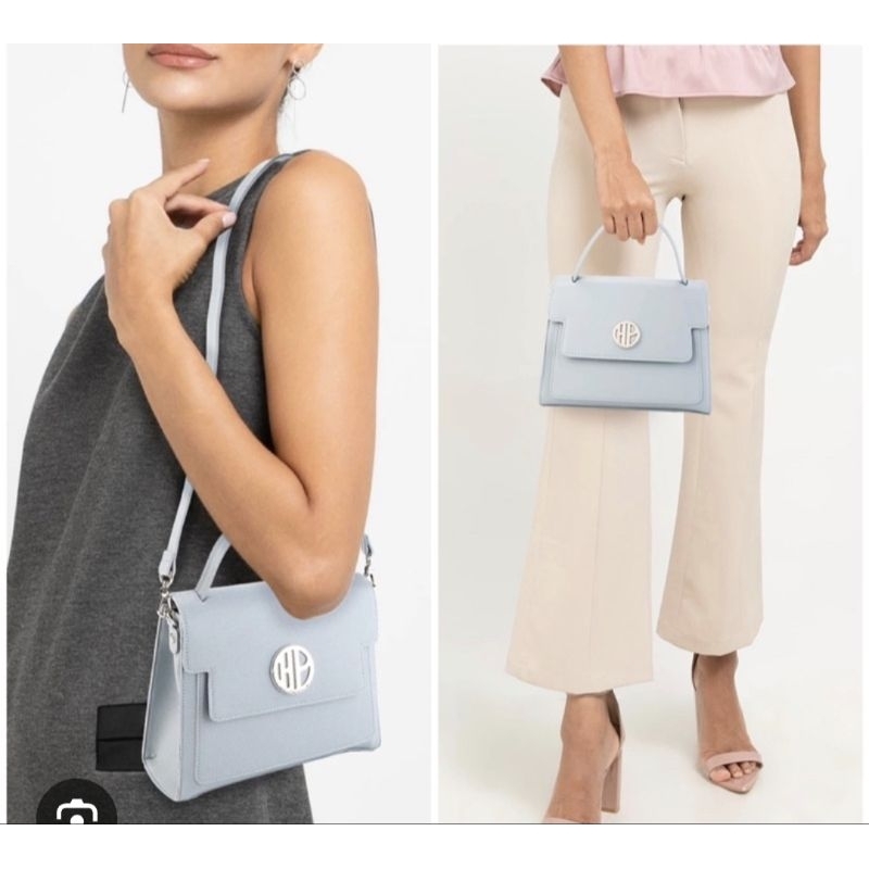 *PRELOVED* TAS HUSH PUPPIES - HAND BAG WANITA ORIGINAL - Snow Top Handle (L)