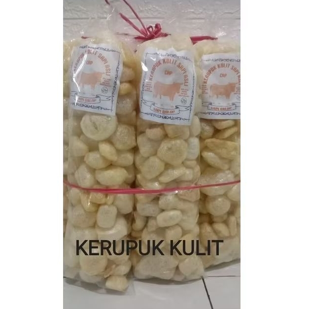 

KERUPUK KULIT SAPI 1 BALL. DOROKDOK RAMBAK ENAK RENYAH