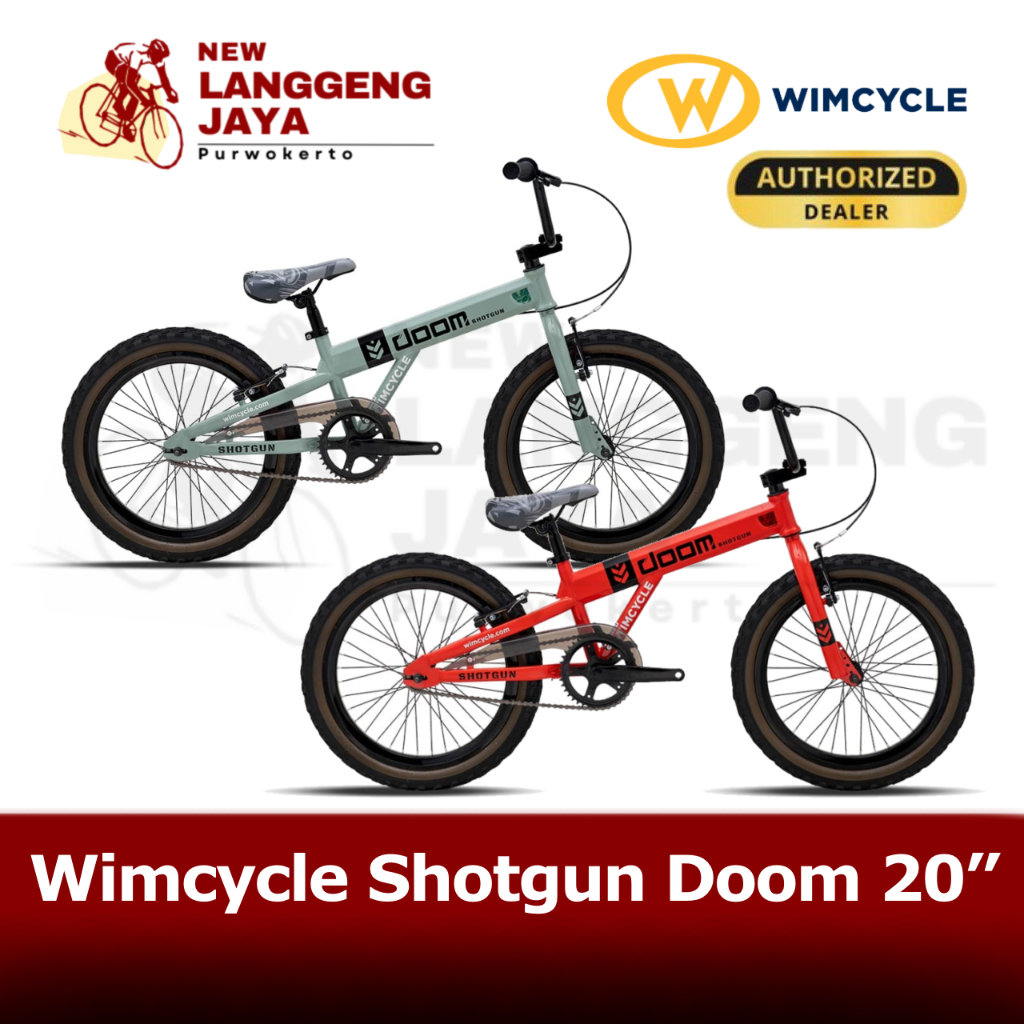 Wimcycle Sepeda BMX Shotgun Doom 20"