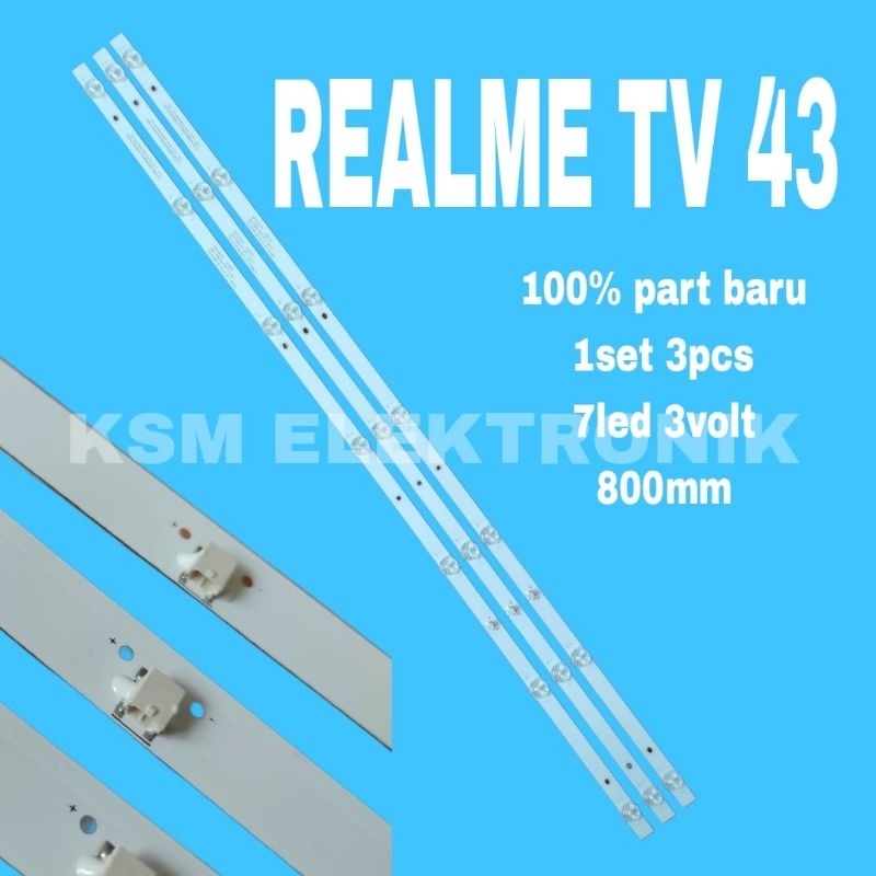 LAMPU LED BACKLIGHT BL TV REALME TV 43