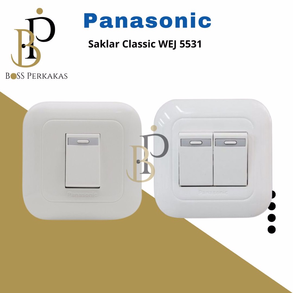 Saklar Panasonic Classic WEJ5531 // Panasonic Saklar Seri, Engkel WEJ5531