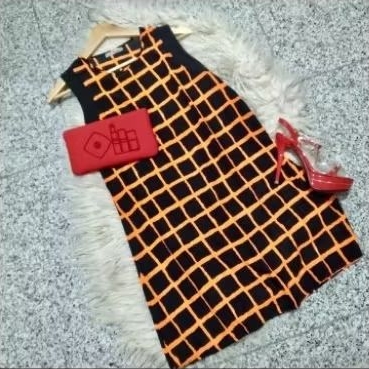 baju mini dress kotak kotak thailand