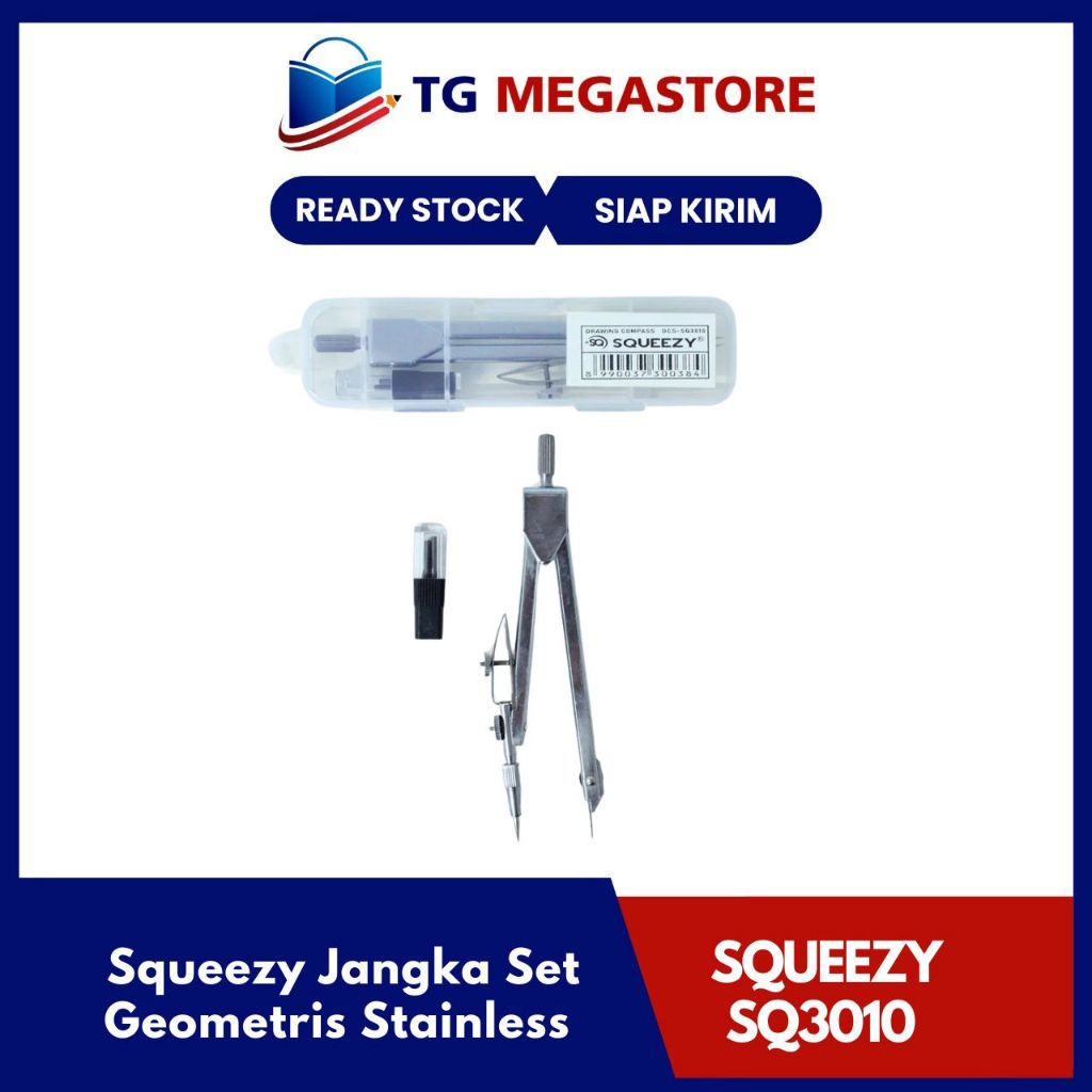 

Squeezy Jangka Set Geometris Stainless DCS-SQ3010 Lengkap
