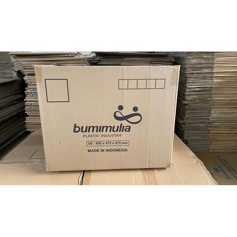 

kardus bumi mulia ukuran tertera di dus (1 lapis)