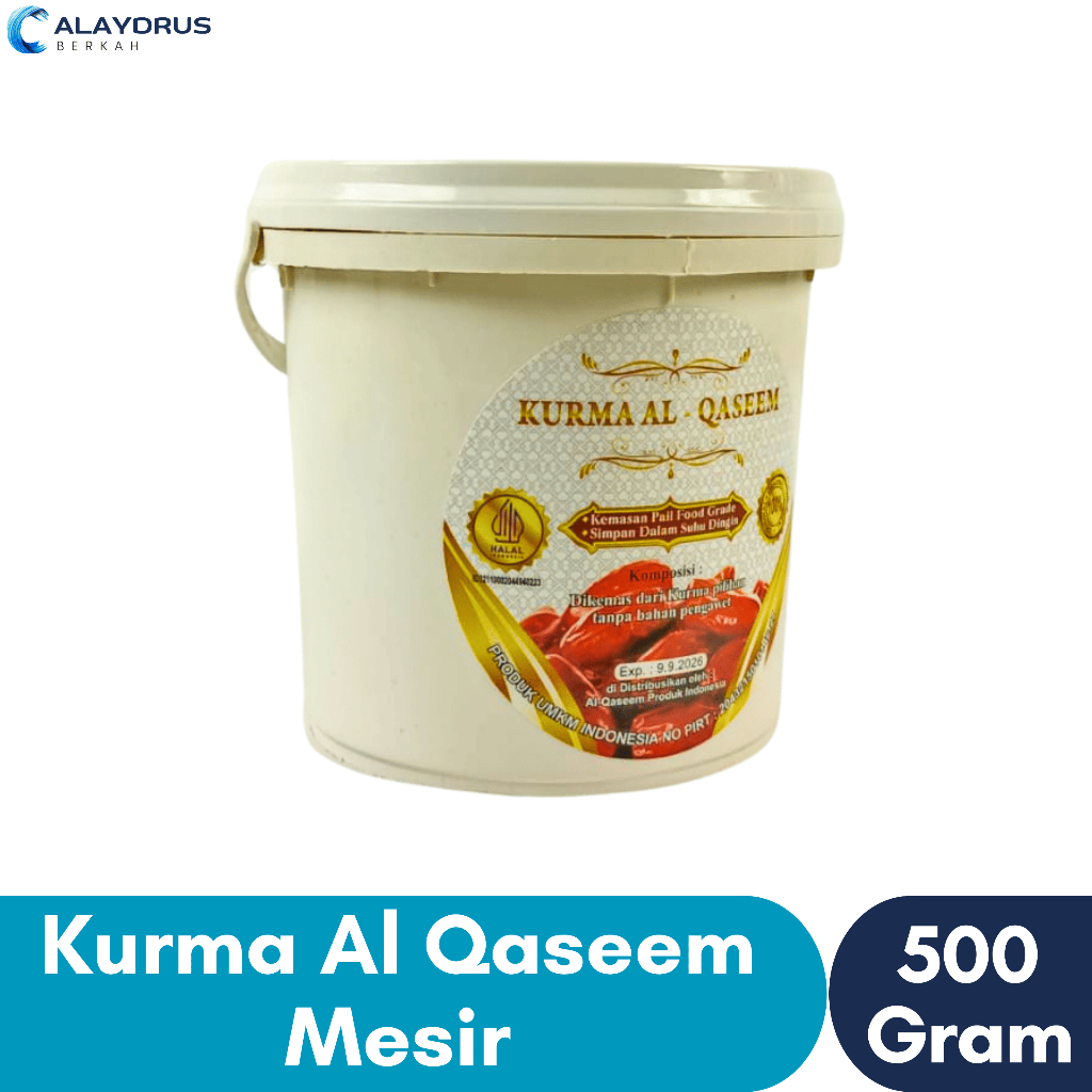 

Kurma Madu Mesir Al Qassim Ember 500Gr Murah Original 100% Korma Oleh Oleh Haji dan Umroh Arab Asli