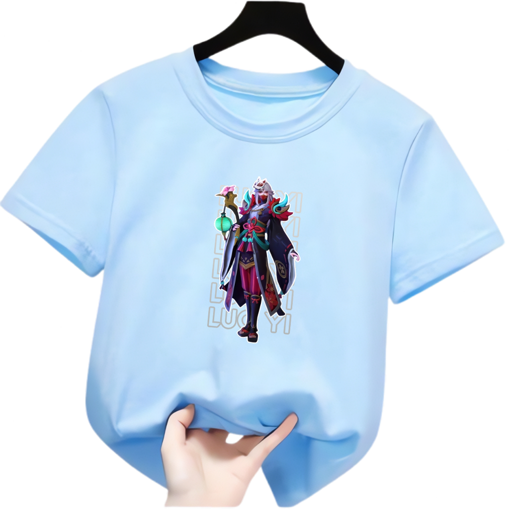 BAJU KAOS PARA GAMERS EDISI MOBILE LEGEND (UNISEX) UNTUK ANAK USIA 2-12 TAHUN