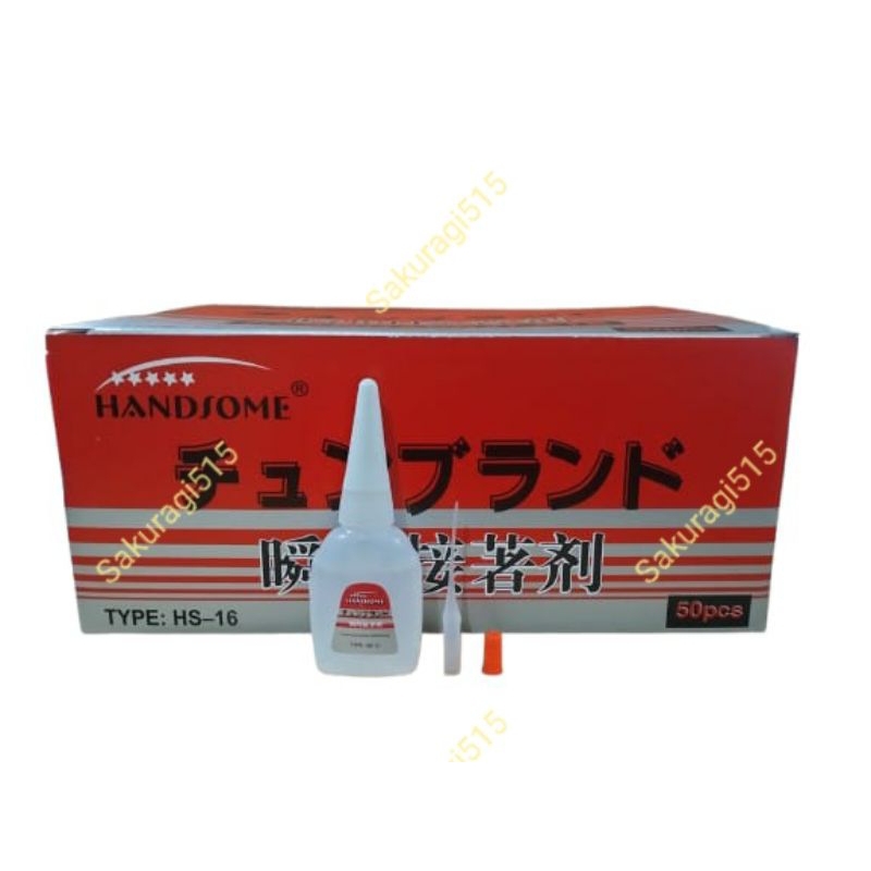 

Lem Cair Handsome HS-16 / HS-13 isi 13 ml Tanpa Kotak Kecil