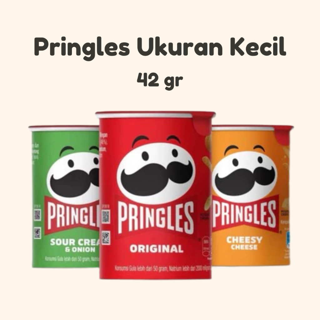 

TERMURAH !! PRINGLES Ukuran Kecil 42gr /ED NOV 25/1 DUS