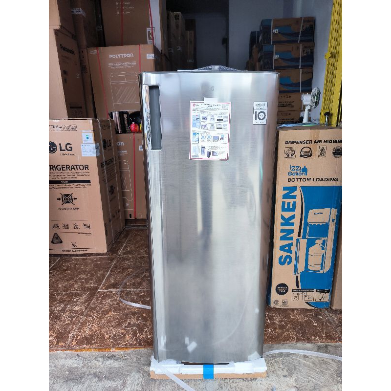 kulkas freezer LG 6 rak / kulkas freezer es batu LG GN-INV304SL