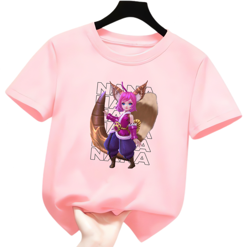 BAJU KAOS ANAK GAMERS EDISI MOBILE LEGEND (UNISEX) UNTUK ANAK USIA 2-12 TAHUN