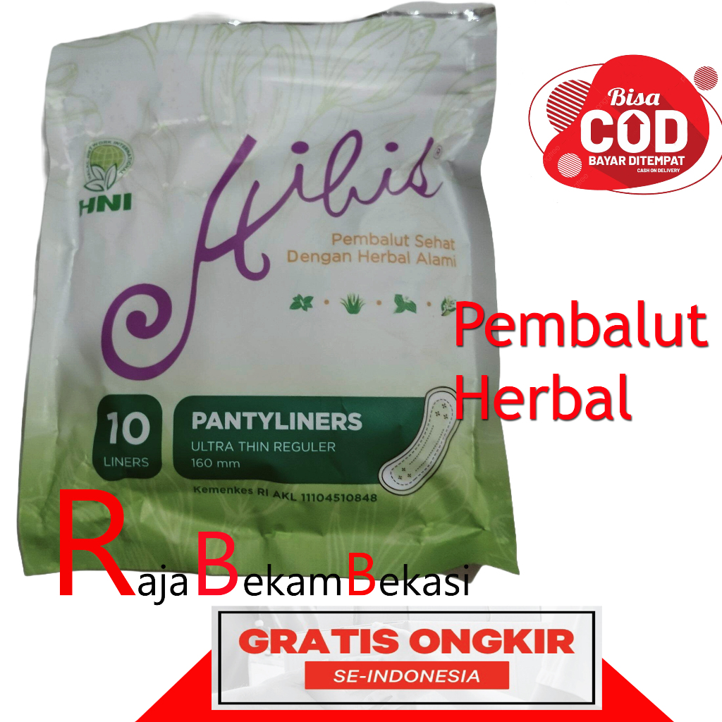 Hibis Panty Hibis Pantyliner HNI Pembalut Herbal