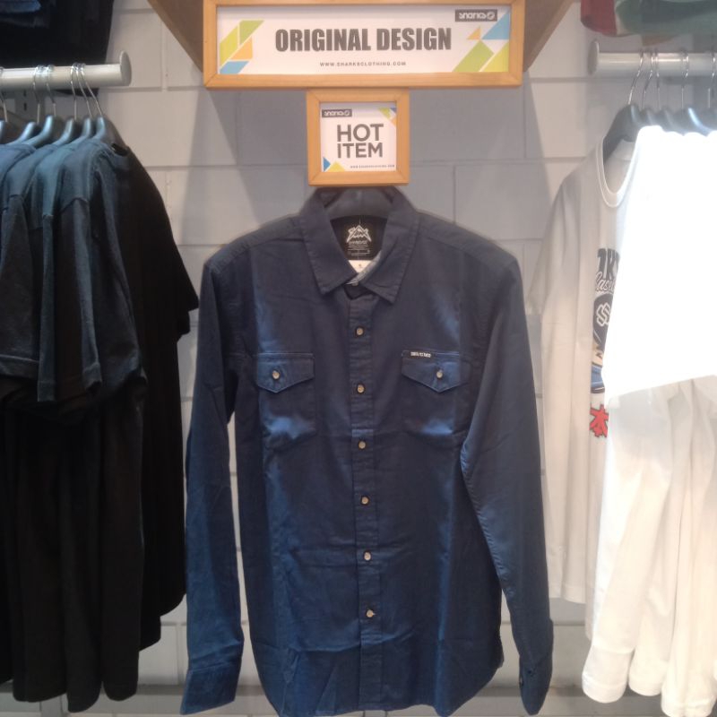 kemeja/shirt Casual wear pria Sharks.co brand original